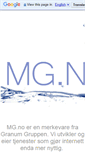 Mobile Screenshot of mg.no