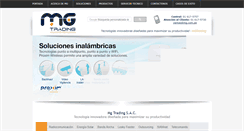 Desktop Screenshot of mg.com.pe