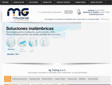 Tablet Screenshot of mg.com.pe